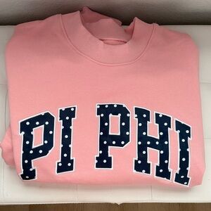 Pink Pi Beta Phi Mockneck